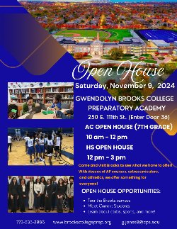 Brooks Fall 2024 Open House Flyer